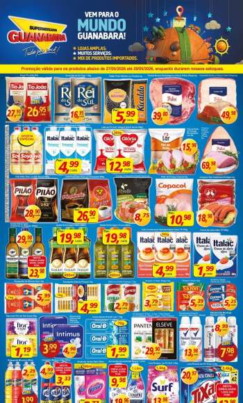 Folheto Supermercados Guanabara - 27/05/2026 - 29/05/2026.