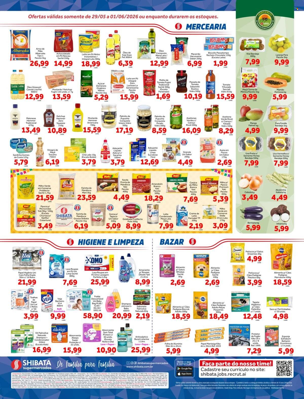 Folheto Shibata Supermercados - 29/05/2026 - 01/06/2026. Página 2