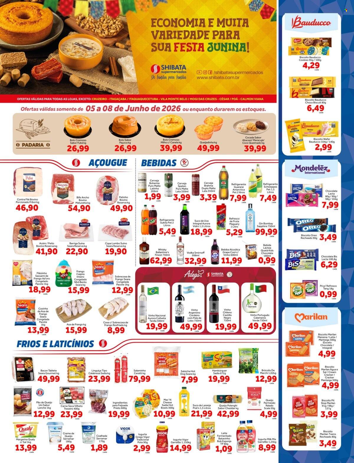 Folheto Shibata Supermercados - 05/06/2026 - 08/06/2026. Página 1