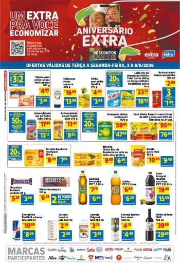 Folheto Mercado Extra - 02/06/2026 - 08/06/2026.