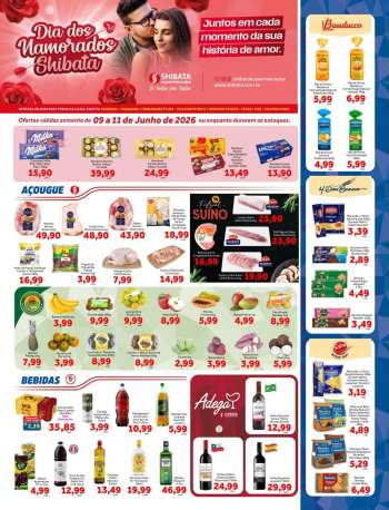Folheto Shibata Supermercados - 09/06/2026 - 11/06/2026.