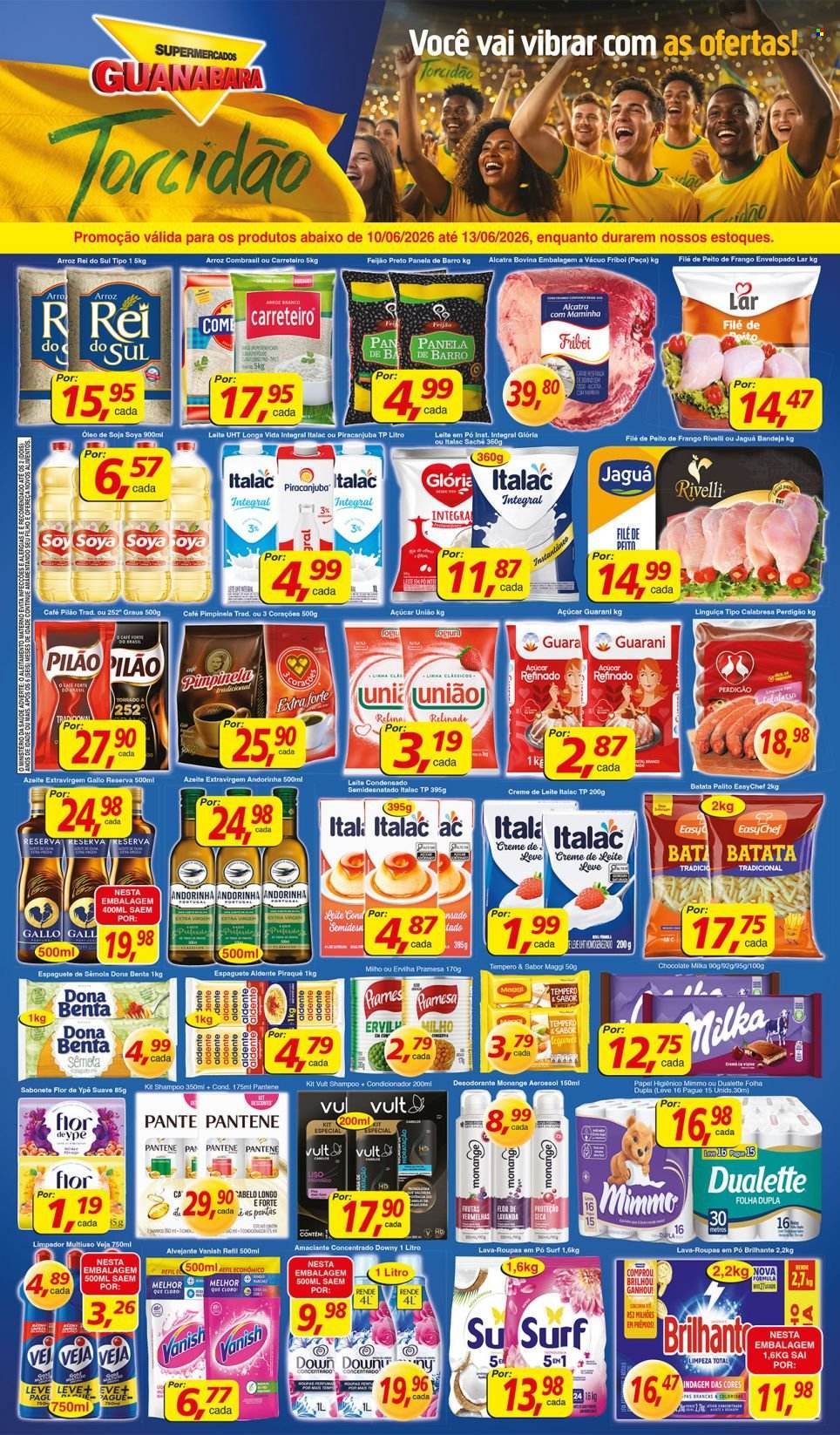 Folheto Supermercados Guanabara - 10/06/2026 - 13/06/2026. Página 1