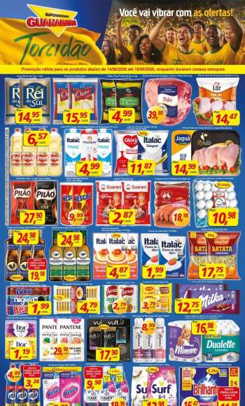 Folheto Supermercados Guanabara - 14/06/2026 - 16/06/2026.
