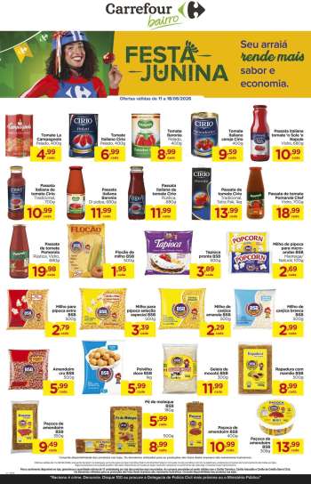 Folheto Carrefour Bairro - 11/06/2026 - 18/06/2026.