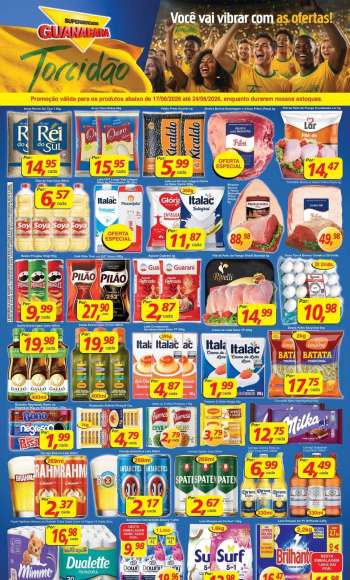 Folheto Supermercados Guanabara - 17/06/2026 - 24/06/2026.