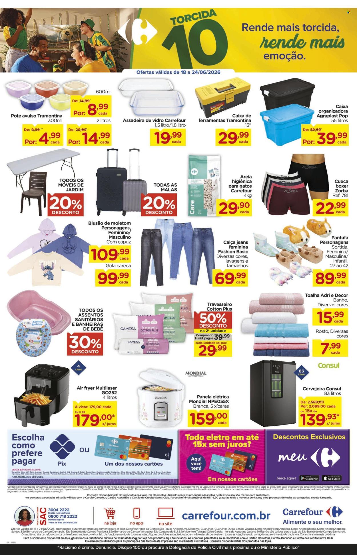 Folheto Carrefour Hiper - 18/06/2026 - 24/06/2026. Página 8