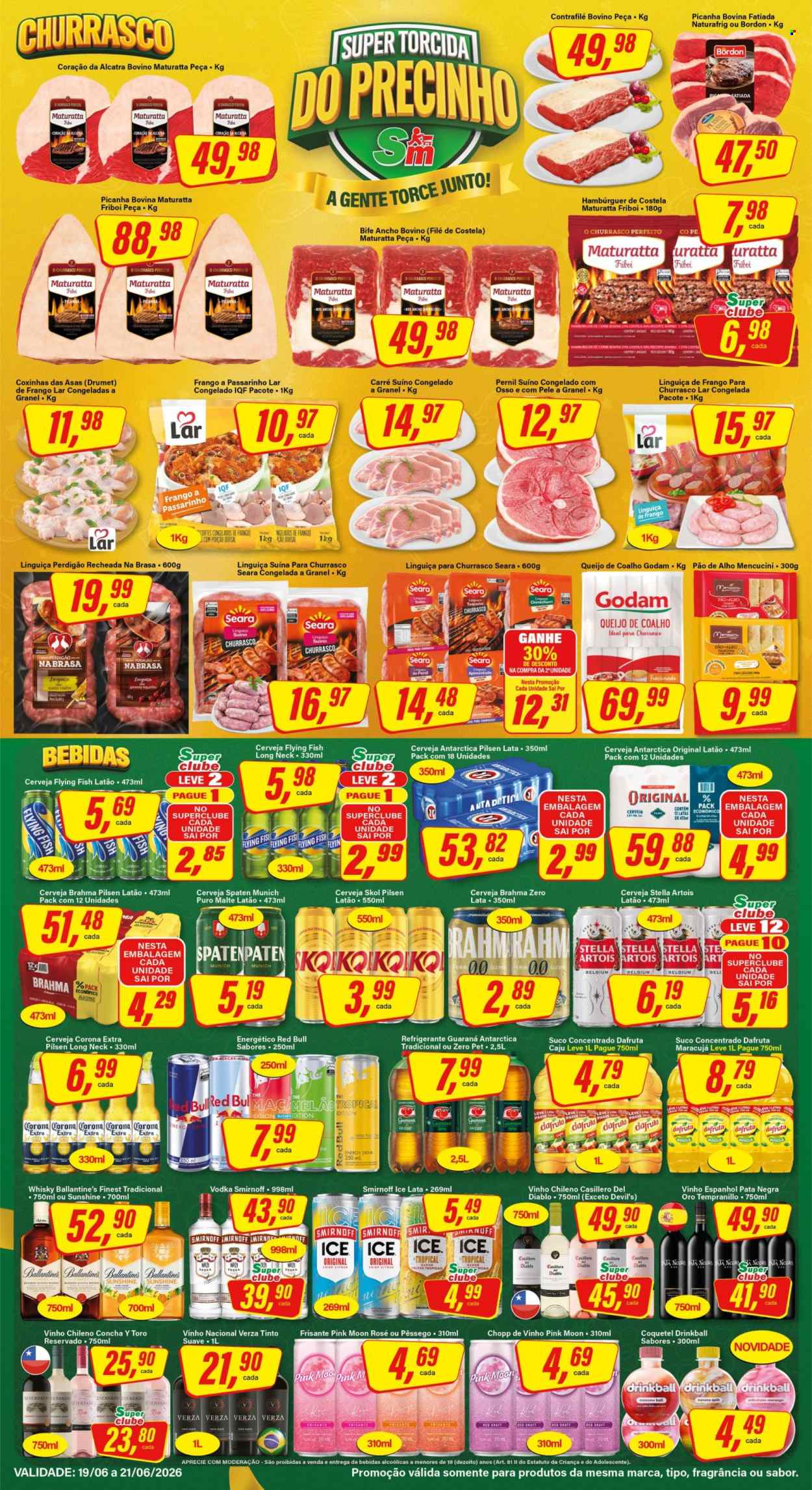 Folheto Rede Supermarket - 19/06/2026 - 21/06/2026. Página 1