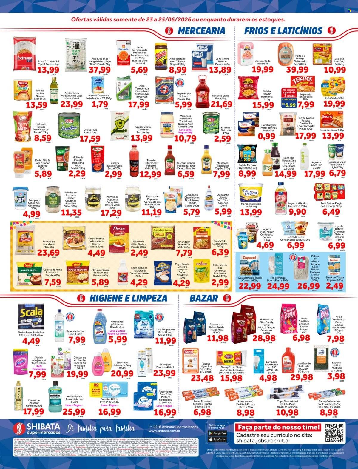Folheto Shibata Supermercados - 23/06/2026 - 25/06/2026. Página 2
