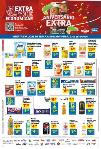 Folheto Mercado Extra - 23/06/2026 - 29/06/2026.