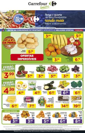 Folheto Carrefour Bairro - 23/06/2026 - 24/06/2026.