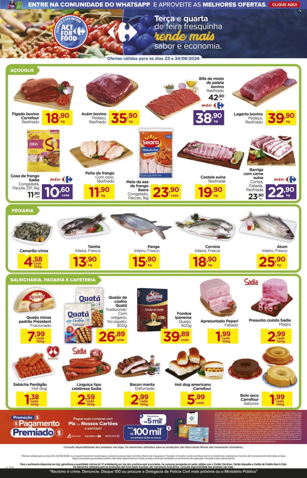 Folheto Carrefour Bairro - 23/06/2026 - 24/06/2026. Página 2