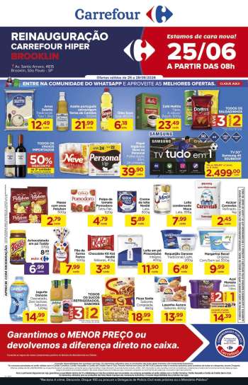 Folheto Carrefour Hiper - 25/06/2026 - 28/06/2026.