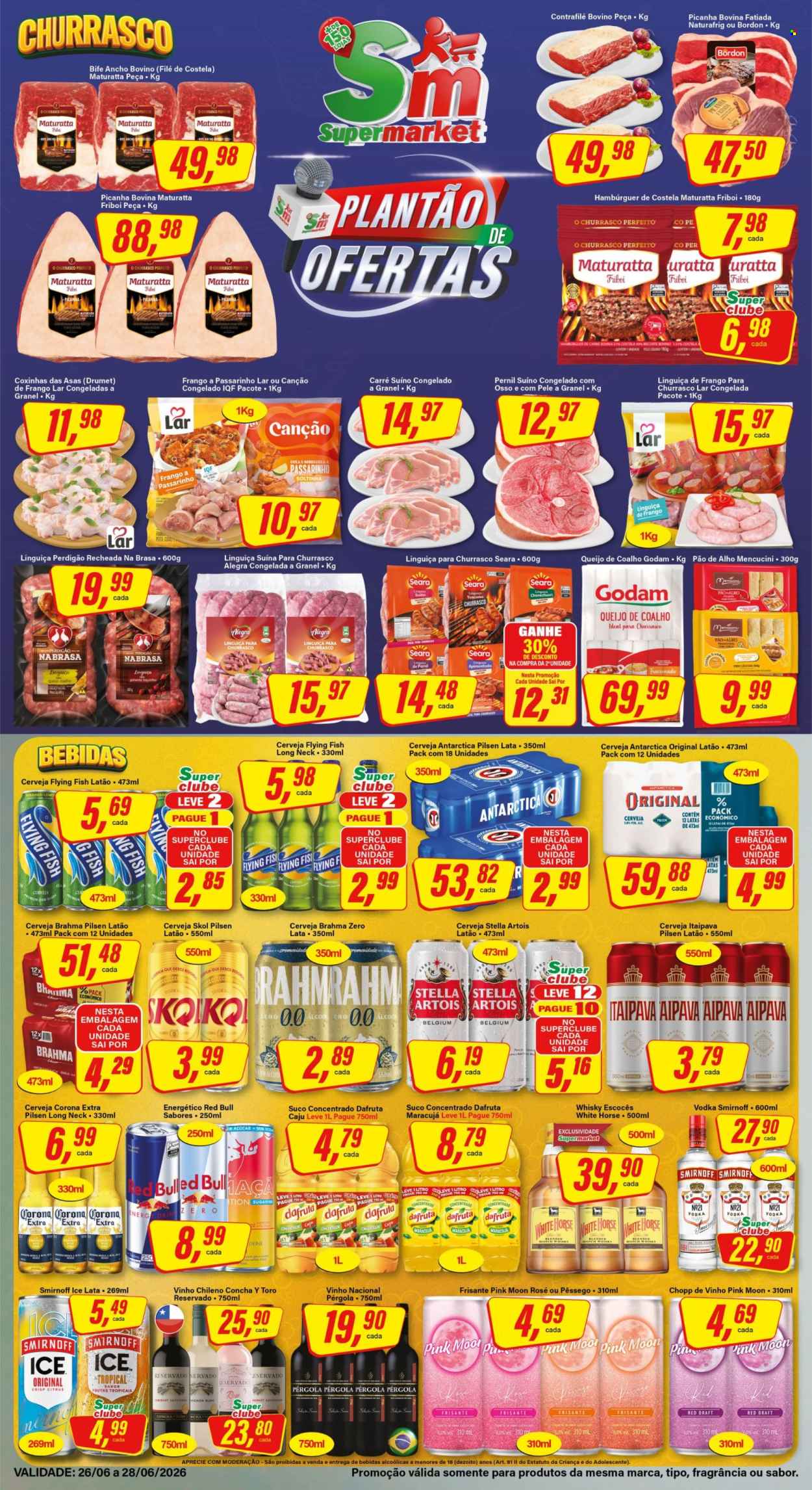 Folheto Rede Supermarket - 26/06/2026 - 28/06/2026. Página 1