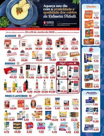Folheto Shibata Supermercados - 26/06/2026 - 29/06/2026.