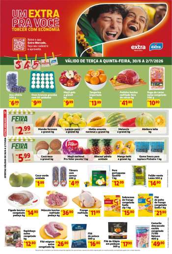Folheto Mercado Extra - 30/06/2026 - 02/07/2026.