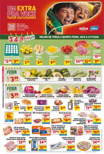 Folheto Mercado Extra - 30/06/2026 - 02/07/2026.