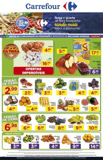 Folheto Carrefour Hiper - 30/06/2026 - 01/07/2026.