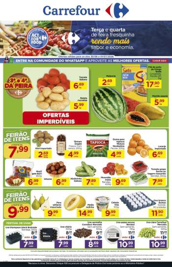 Folheto Carrefour Hiper - 30/06/2026 - 01/07/2026.