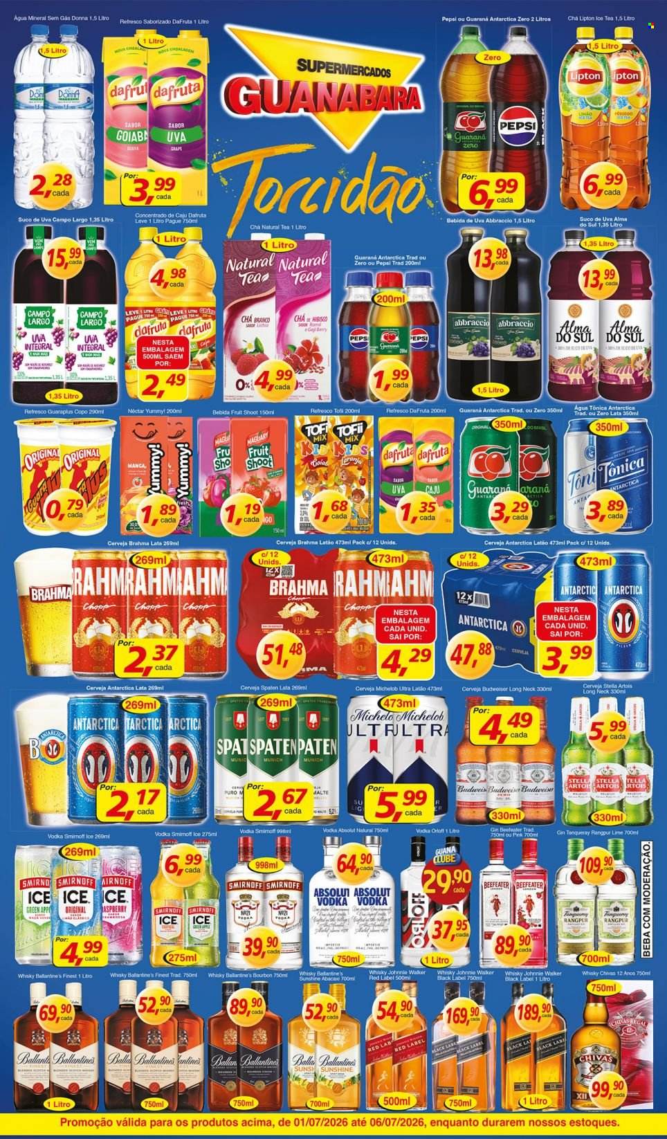 Folheto Supermercados Guanabara - 01/07/2026 - 06/07/2026. Página 12