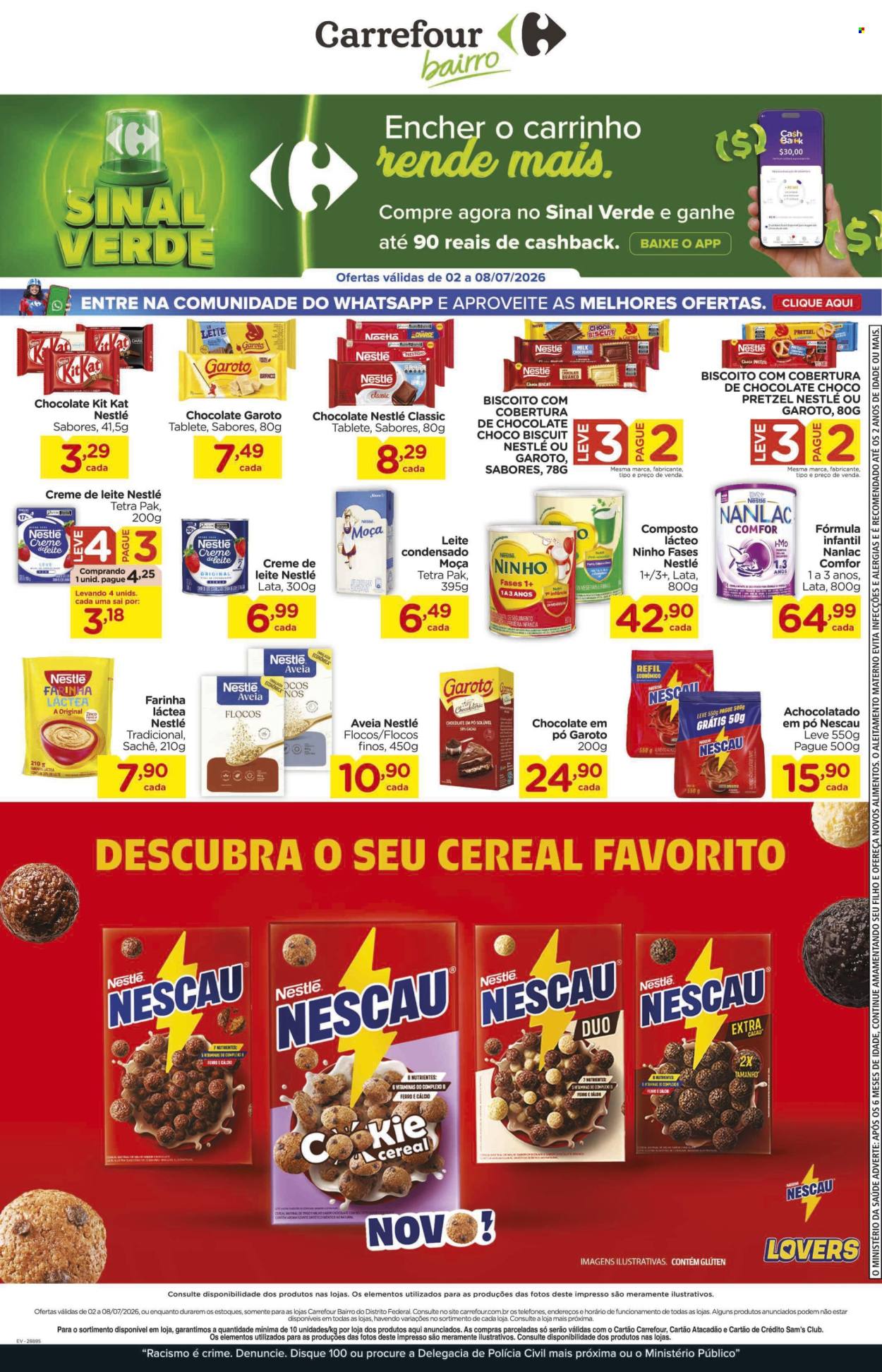 Folheto Carrefour Bairro - 02/07/2026 - 08/07/2026. Página 1