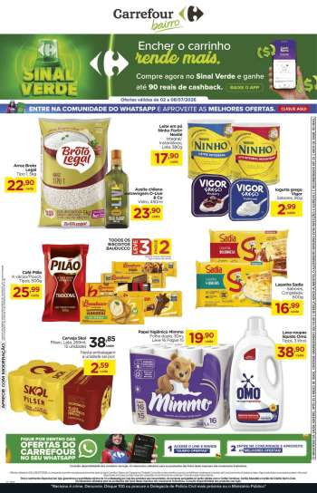 Folheto Carrefour Bairro - 02/07/2026 - 08/07/2026.