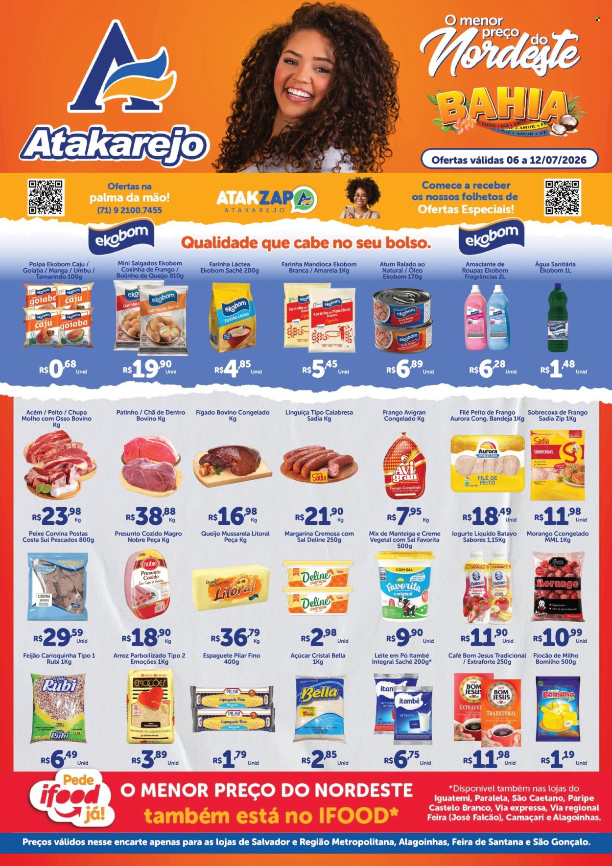 Folheto Atakadão Atakarejo - 06/07/2026 - 12/07/2026. Página 1