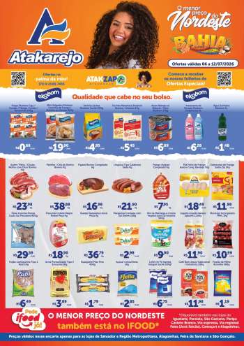 Folheto Atakadão Atakarejo - 06/07/2026 - 12/07/2026.