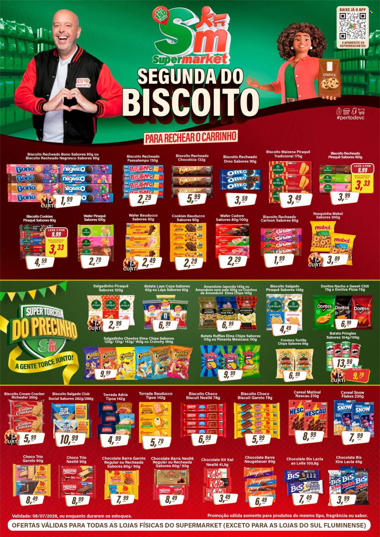 Folheto Rede Supermarket - 06/07/2026 - 06/07/2026. Página 1