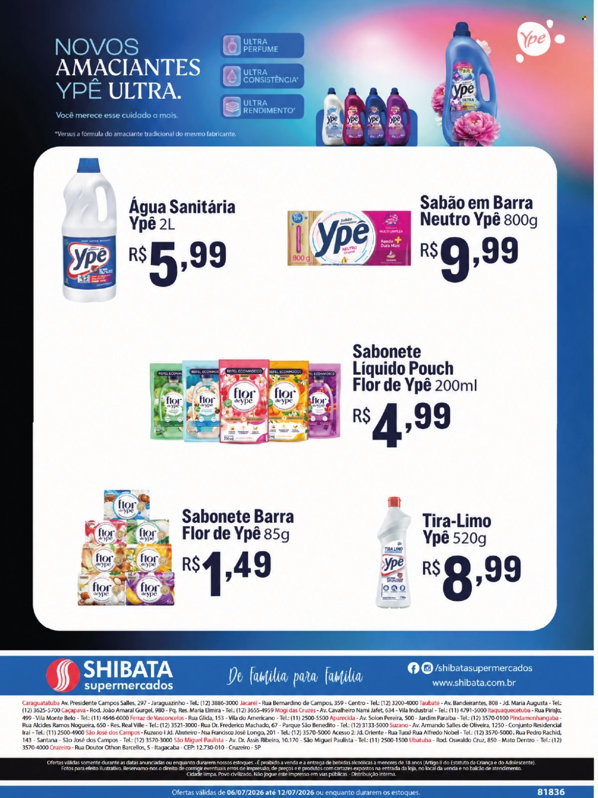 Folheto Shibata Supermercados - 06/07/2026 - 12/07/2026. Página 2