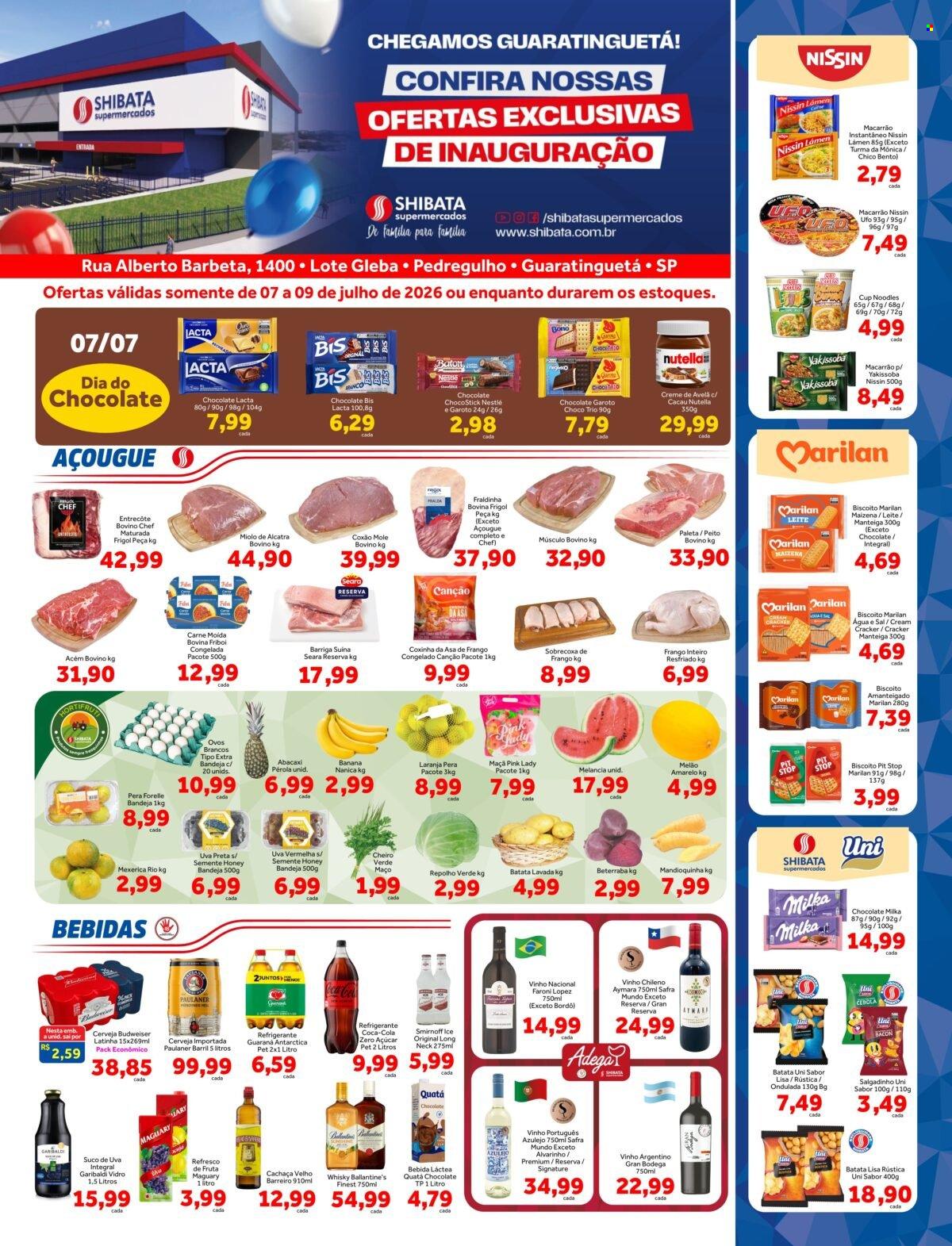 Folheto Shibata Supermercados - 07/07/2026 - 09/07/2026. Página 1