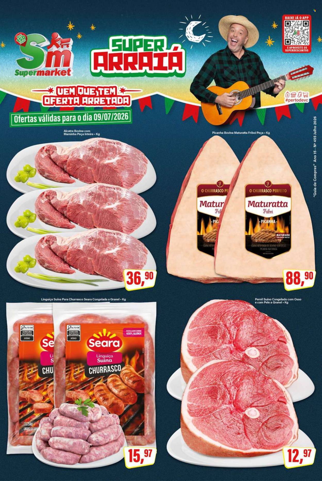 Folheto Rede Supermarket - 09/07/2026 - 09/07/2026. Página 1