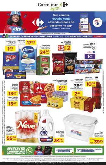Folheto Carrefour Bairro - 09/07/2026 - 15/07/2026.