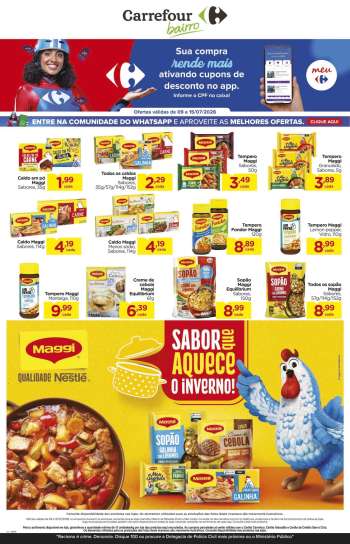 Folheto Carrefour Bairro - 09/07/2026 - 15/07/2026.