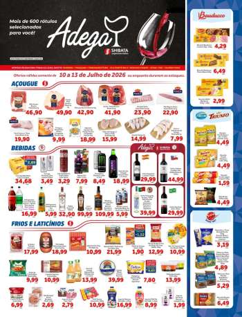 Folheto Shibata Supermercados - 10/07/2026 - 13/07/2026.
