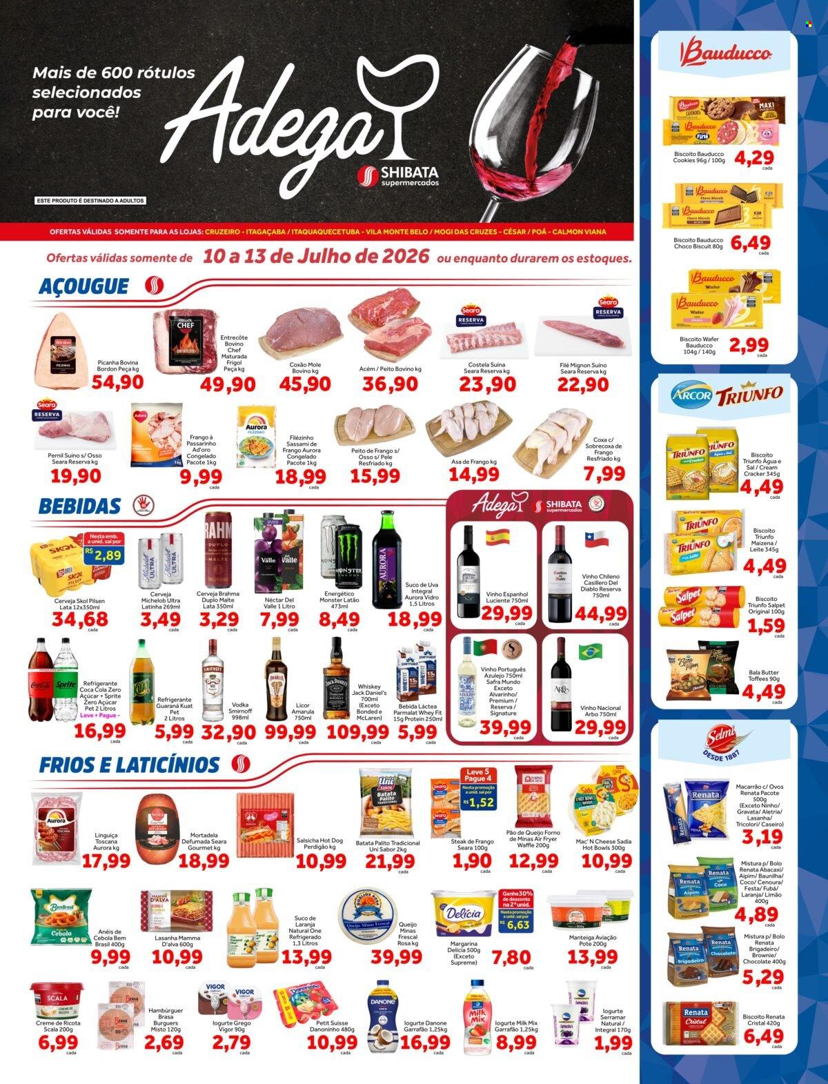 Folheto Shibata Supermercados - 10/07/2026 - 13/07/2026. Página 1