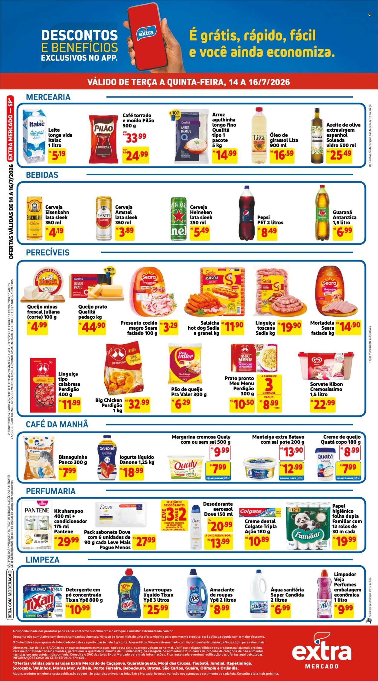 Folheto Mercado Extra - 14/07/2026 - 16/07/2026. Página 2