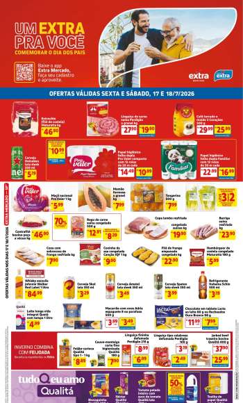 Folheto Mercado Extra - 17/07/2026 - 18/07/2026.