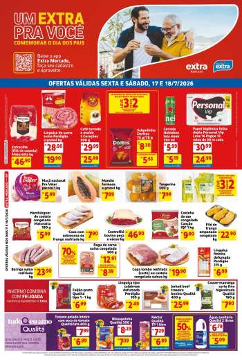Folheto Mercado Extra - 17/07/2026 - 18/07/2026.