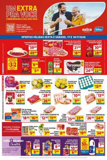 Folheto Mercado Extra - 17/07/2026 - 18/07/2026.