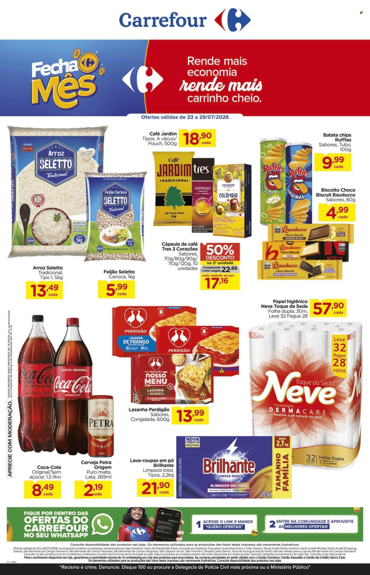 Folheto Carrefour Hiper - 23/07/2026 - 29/07/2026. Página 1