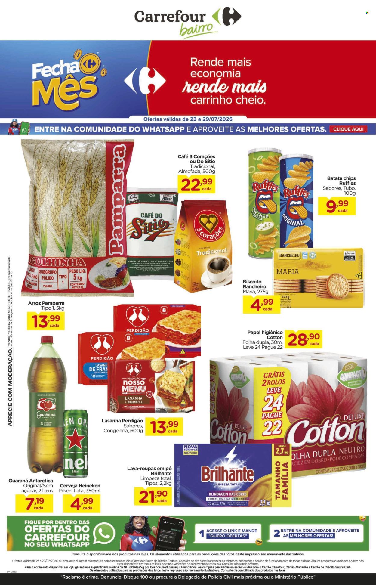 Folheto Carrefour Bairro - 23/07/2026 - 29/07/2026. Página 1