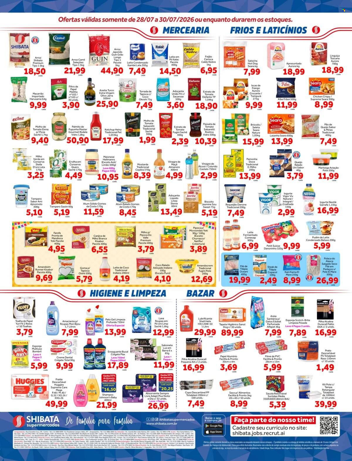Folheto Shibata Supermercados - 28/07/2026 - 30/07/2026. Página 2