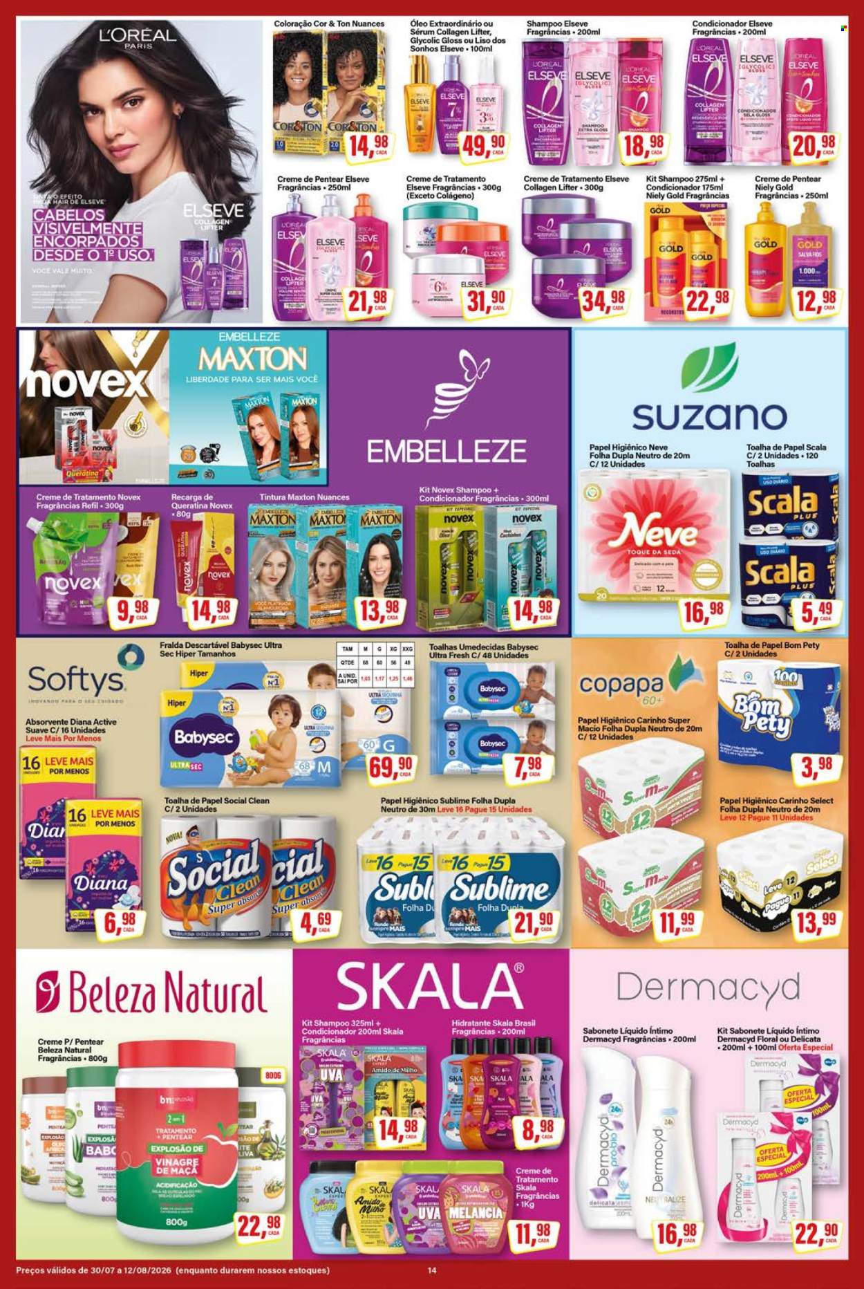 Folheto Rede Supermarket - 30/07/2026 - 12/08/2026. Página 14