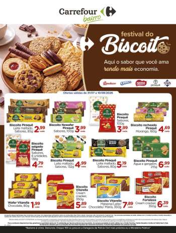 Folheto Carrefour Bairro - 31/07/2026 - 10/08/2026.