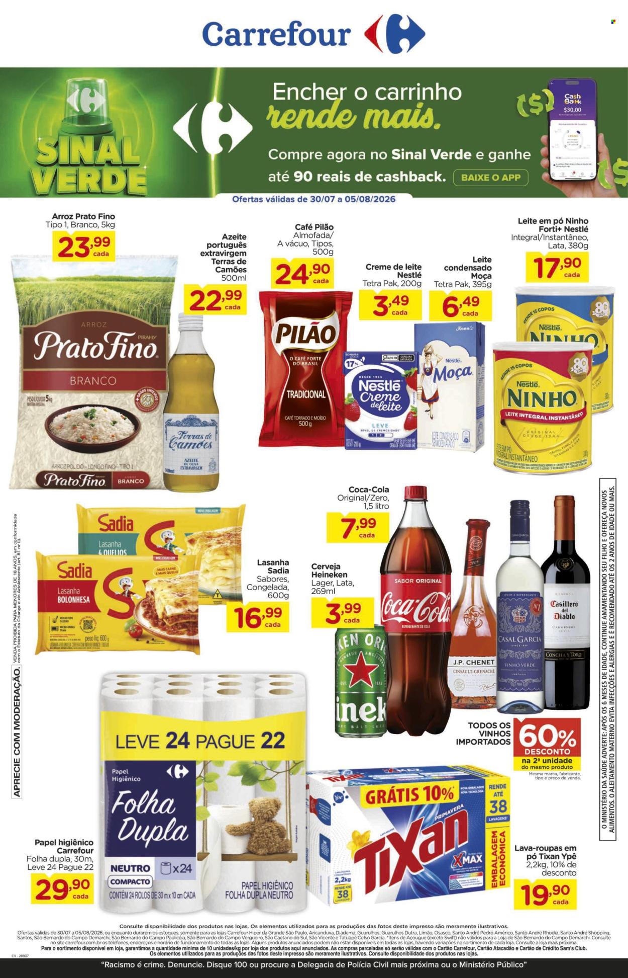 Folheto Carrefour Hiper - 30/07/2026 - 05/08/2026. Página 1