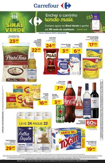 Folheto Carrefour Hiper - 30/07/2026 - 05/08/2026.