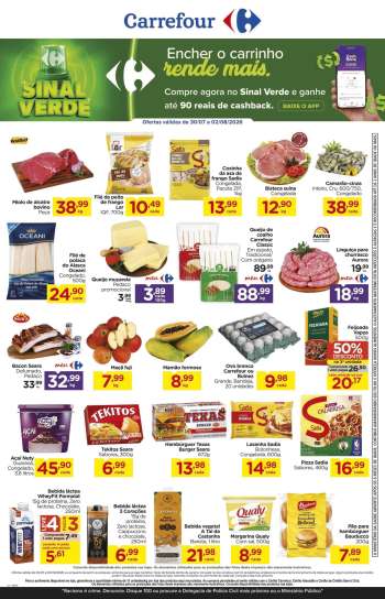 Folheto Carrefour Hiper - 30/07/2026 - 02/08/2026.