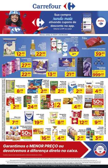 Folheto Carrefour Hiper - 30/07/2026 - 03/08/2026.