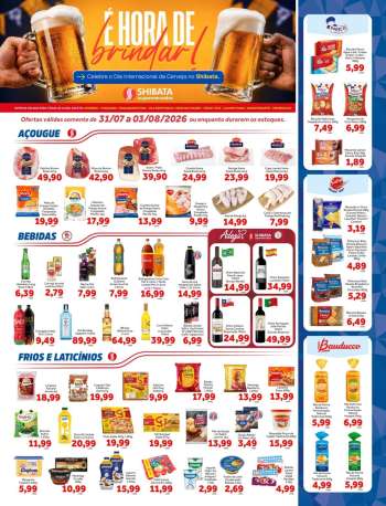 Folheto Shibata Supermercados - 31/07/2026 - 03/08/2026.