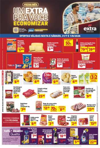 Folheto Mercado Extra - 31/07/2026 - 01/08/2026.